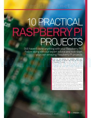 Cover of Linux User & Developer   Issue No. 134 Raspberry Pı 10 Proje.Pdf