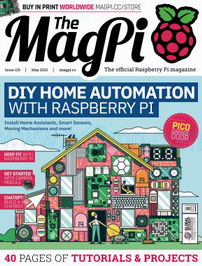 Cover of Magpi129 İnternetten Home Automation.Pdf