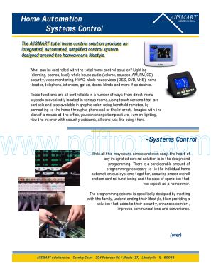 Cover of Robotics Home Automation Systems Control.Pdf