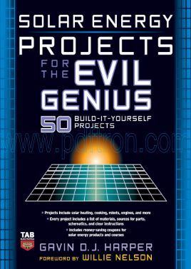 Cover of Solar Energy Projects For The Evil Genius 50 Projects.Pdf