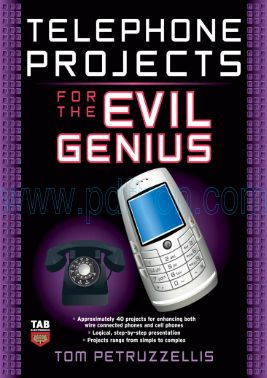 Cover of Telephone Projects For The Evil Genius 2009 Mcgraw Hill (Malestrom).Pdf