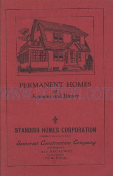 Cover of Standish Homes Corp Permanent Homes Of Economy And Beauty0001.Pdf