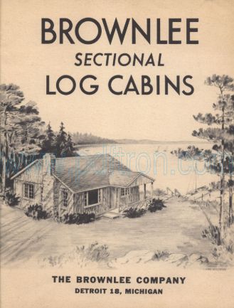 Cover of The Brownlee Co Brown Lee Sectional Log Cabins0001.Pdf