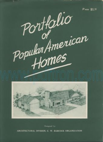 Cover of Cwbabcock Portfolio Of Popular American Homes.Pdf