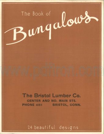 Cover of The Book Of Bungalows-24 Beautiful Designs.Pdf