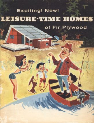 Cover of Douglas Fir Plywood Assoc Leisuretime Homes Of Firplywood0001.Pdf