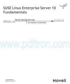 Cover of Novell.Course.3071.SUSE.Linux.Enterprise.Server10.Fundamentals.ebook-LiB.pdf