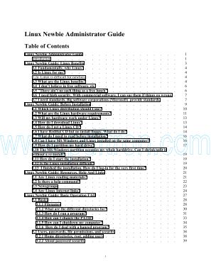 Cover of (ebook PDF) - Linux Newbie Administrator Guide.pdf