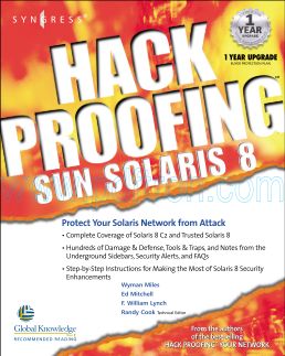 Cover of Hack Proofing Sun Solaris 8.pdf