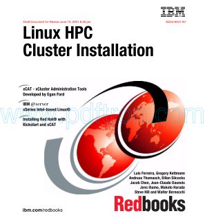 Cover of Linux HPC Cluster installation.pdf