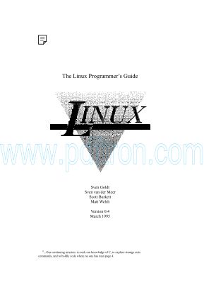 Cover of Linux Programming guild.pdf