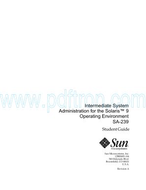 Cover of Solaris9-StudentGuidepart1-SA239.pdf