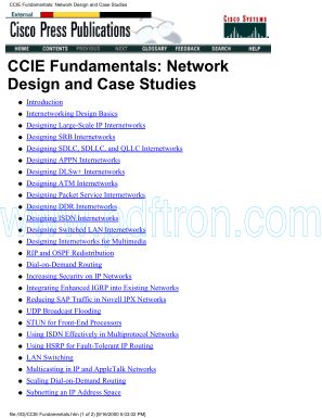 Cover of Cisco - Ccie Fundamentals - Network Design And Case Studies.pdf