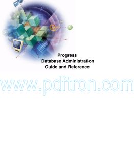 Cover of Progress Database Administration Guide And Reference.pdf