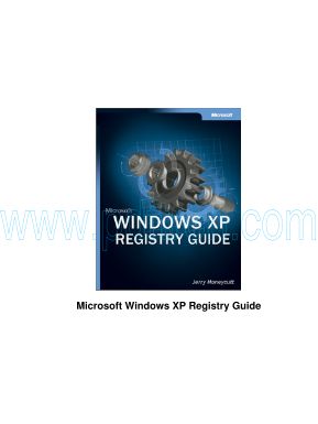 Cover of MS Press - Microsoft Windows XP Registry Guide Book.pdf