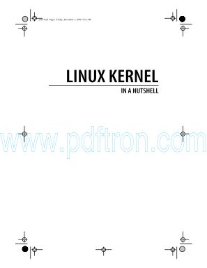 Cover of O'Reilly - Linux Kernel in a Nutshell - Dec 2006.pdf