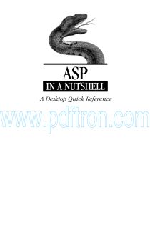 Cover of OReilly - ASP Nutshell.pdf