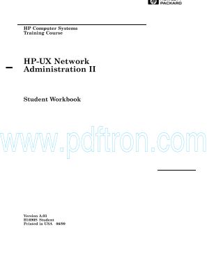 Cover of HP-UX System and Network Administration II.pdf