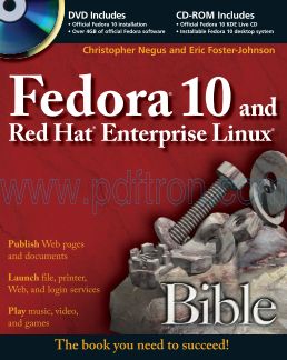 Cover of 0470413395_Fedora 10 and Red Hat Enterprise Linux Bible (Bible (Wiley)).pdf