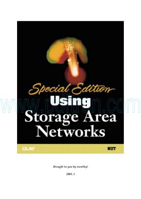 Cover of Special Edition Using Storage Area Networks.pdf