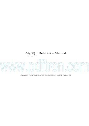 Cover of Sql - MySQL Manual.pdf