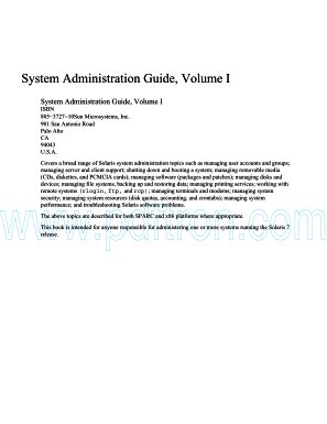 Cover of sun press solaris 7 system administration guide volume.pdf