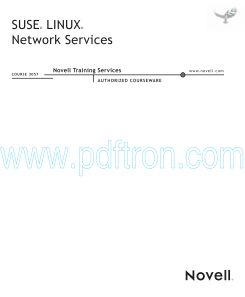 Cover of Course.3057.Novell.SUSE.Linux.Network.Services.Training-Lib.pdf