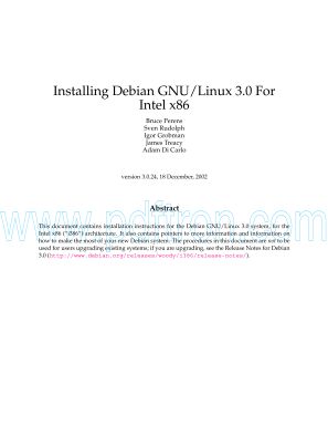 Cover of Debian 3.0 Installation Manual.pdf