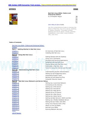 Cover of Wiley - Red Hat Linux Bible Fedora And Enterprise Edition Ebook-Lib.pdf