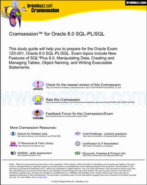 Cover of ORACLE-CRAMM SESSION SQL.pdf