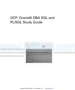 Cover of Sybex Ebook - Oracle_DBA_Cert_Kit - SQL_and_PLSQL_guide.pdf