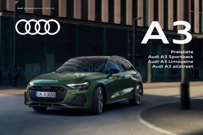 Cover of Audi A3 2024 GER.pdf