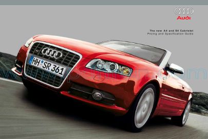 Cover of Audi A4 Cabrio 2007 UK.pdf