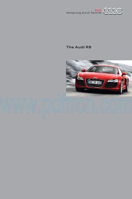 Cover of Audi R8 2009 AU.pdf