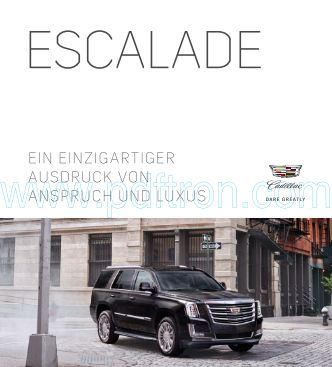 Cover of Cadillac Escalade 2019 GER.pdf