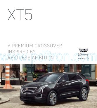 Cover of Cadillac XT5 2018 EU.pdf