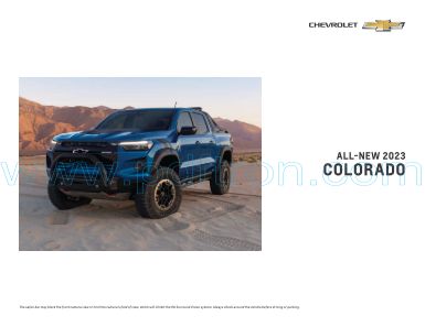 Cover of Chevrolet Colorado 2023 USA.pdf