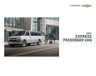 Cover of Chevrolet Express Passenger 2023 USA.pdf