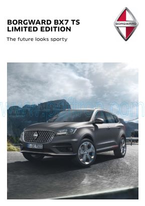 Cover of Borgward BX7 TS Limited Edition 2018 INT.pdf