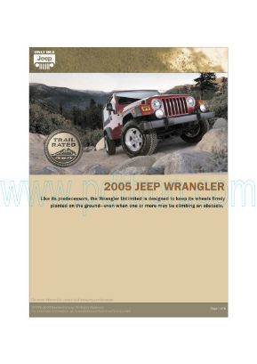 Cover of Jeep Wrangler 2005 USA.pdf