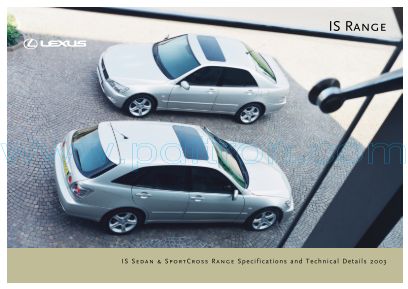 Cover of Lexus IS 2003 INT.pdf