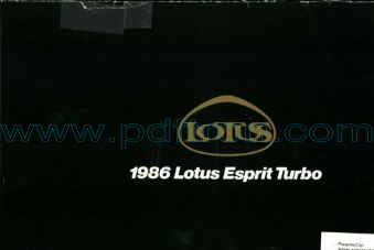 Cover of Lotus Esprit Turbo 1986 UK.pdf