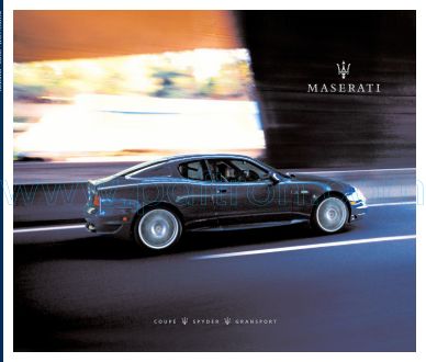 Cover of Maserati Coupe Spyder 2005 UK.pdf