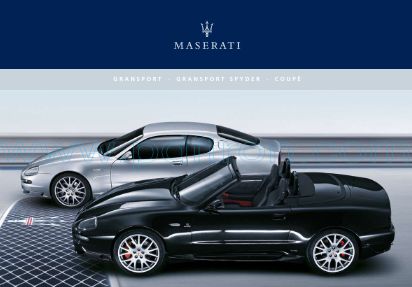 Cover of Maserati Coupe Spyder 2006 UK.pdf