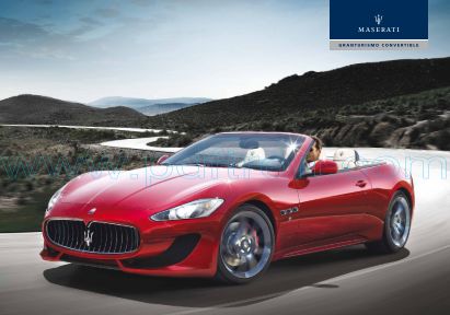 Cover of Maserati GranTurismo Convertible 2017 USA.pdf