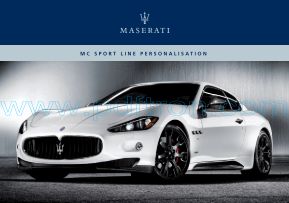 Cover of Maserati GranTurismo MC Line 2009 INT.pdf