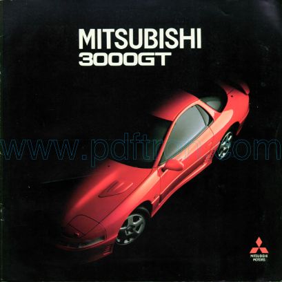 Cover of Mitsubishi 3000 GT 1993 NL.pdf