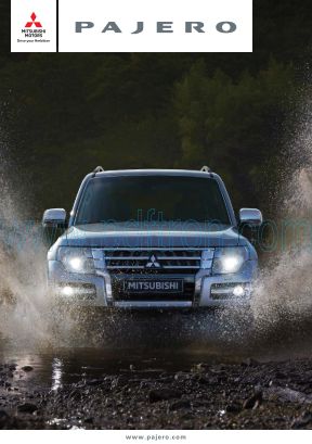 Cover of Mitsubishi Pajero 2018 INT.pdf