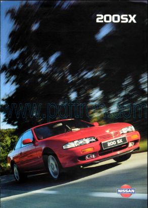 Cover of Nissan 200 SX 1994 INT.pdf