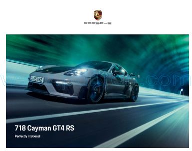 Cover of Porsche 718 Cayman GT4 RS 2021 GER.pdf